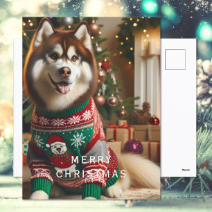 Merry Christmas Photo Holiday Postcard