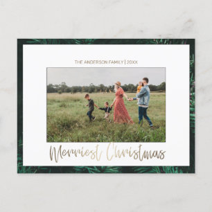 Merry Christmas Photo Holiday Postcard