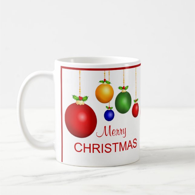 Merry Christmas Photo Mug (Left)