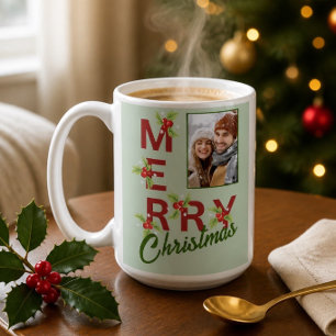 Merry Christmas Photo Mug