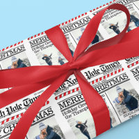 Merry Christmas Photo Newspaper Custom