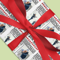 Merry Christmas Photo Newspaper Custom