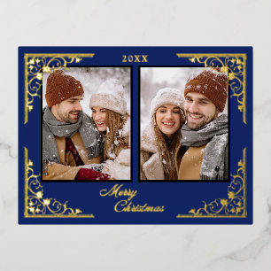 Merry Christmas Photo Postcard