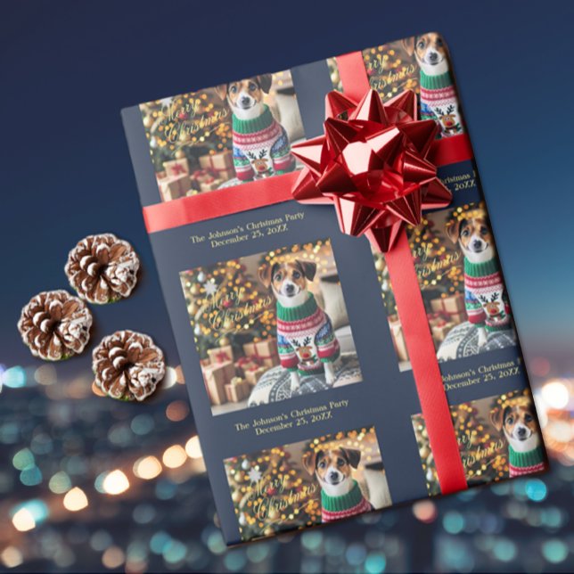 Merry Christmas Photo Wrapping Paper (Merry Christmas Photo Wrapping Paper)