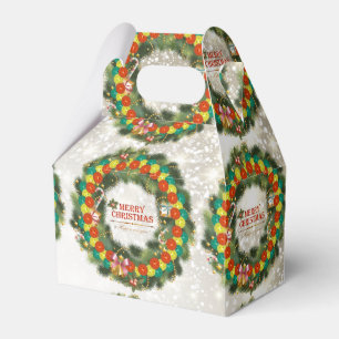 Merry Christmas Pickleball 1 Favour Box