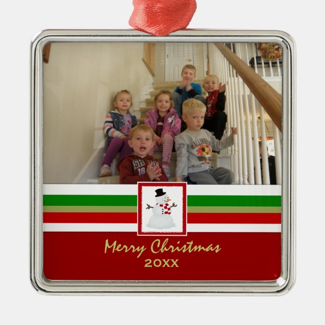 Merry Christmas: Picture Ornament (Front)
