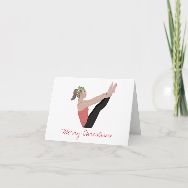 Merry Christmas Pilates Card (Front)