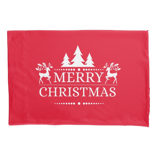 Merry Christmas Pillowcase (Front)