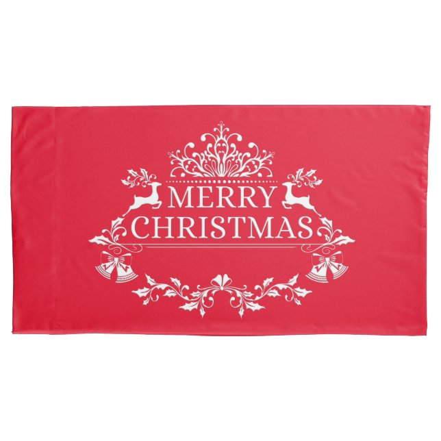 Merry Christmas Pillowcase (Front)