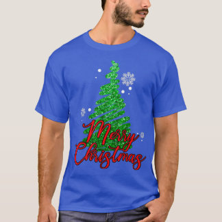 Merry Christmas Pine Trees Christmas Tree Xmas 1  T-Shirt