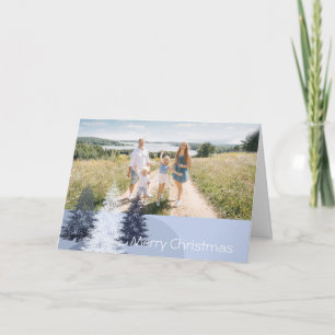 Merry Christmas Pines Holiday Card