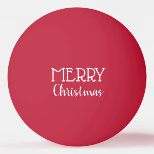 Merry Christmas Ping Pong Ball