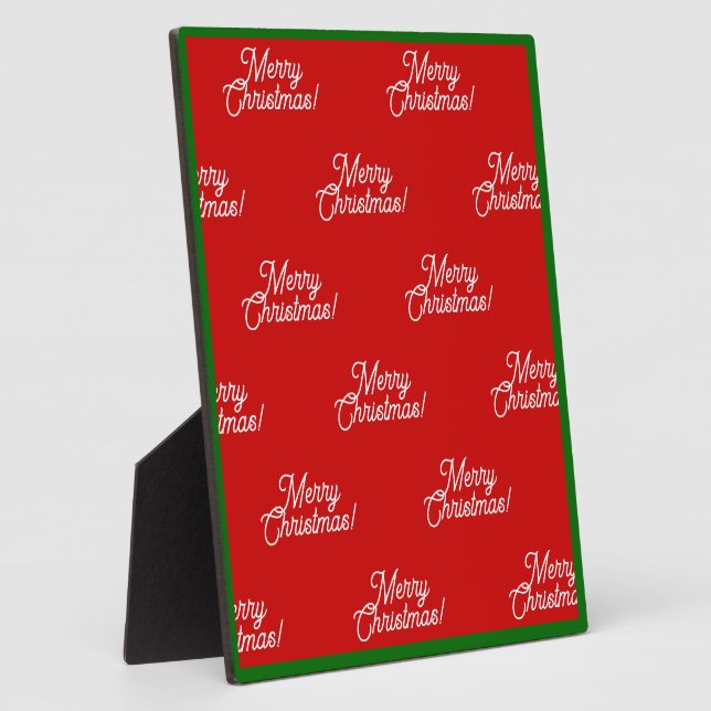 Merry Christmas! Plaque (Side)