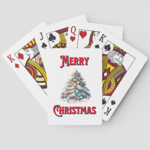 Merry Christmas Playing Cards