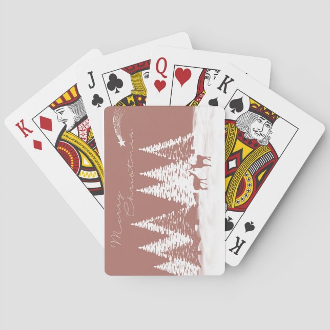 Merry Christmas Playing Cards (Back)