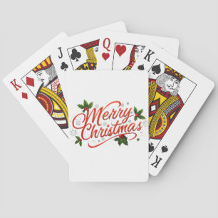 Merry Christmas  Playing Cards