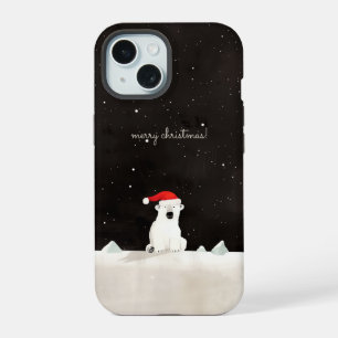 Merry Christmas Polar Bear! iPhone 15 Case