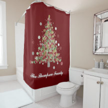 Merry Christmas Polka Dot Tree Holiday
