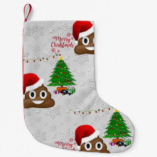 merry christmas poo emoji stocking