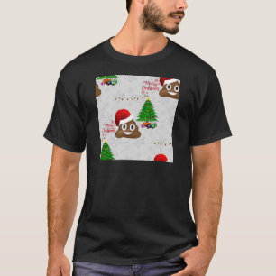merry christmas poo emoji T-Shirt