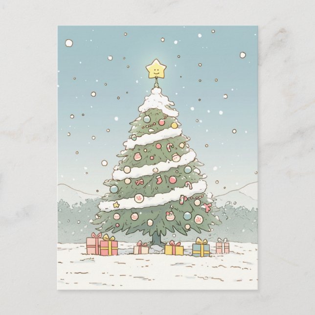 Merry Christmas Post Card (Front)