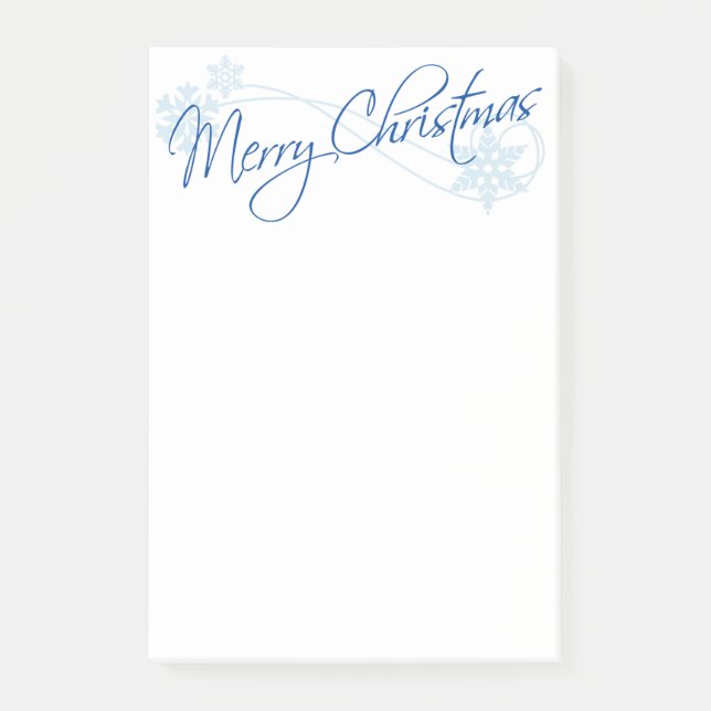 Merry Christmas Post-it Notes (Front)