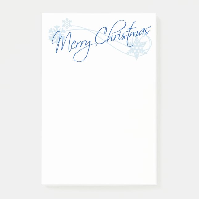 Merry Christmas Post-it Notes (Front)