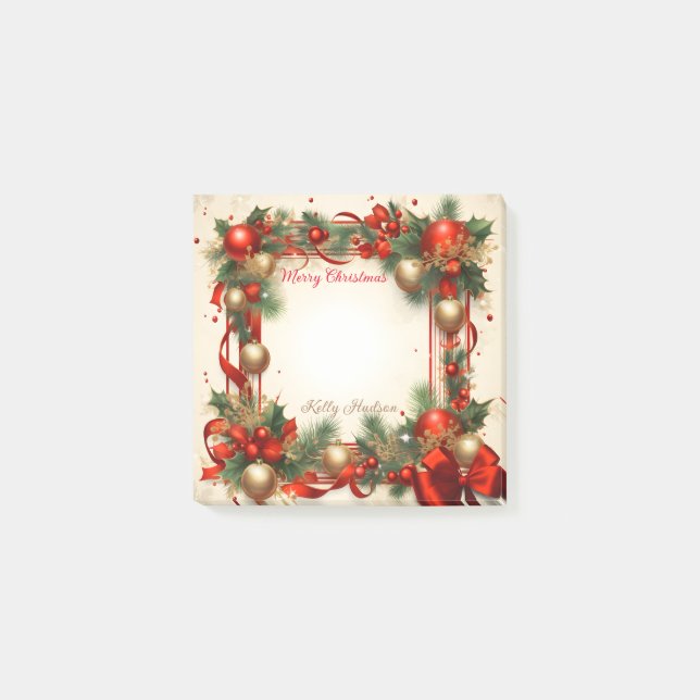 Merry Christmas  Post-it Notes (Front)