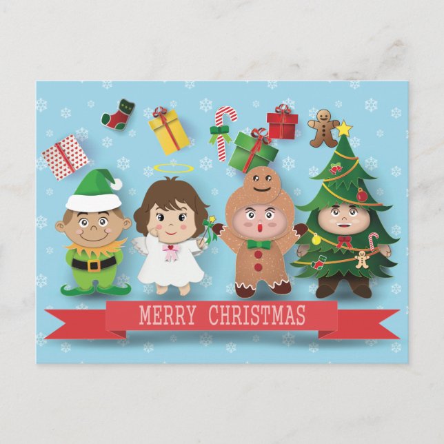 Merry Christmas Postcard (Front)
