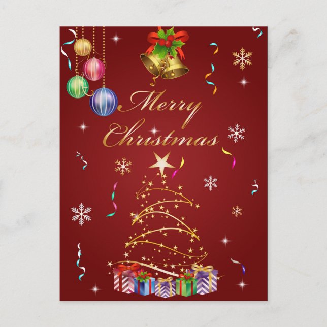 Merry Christmas Postcard (Front)