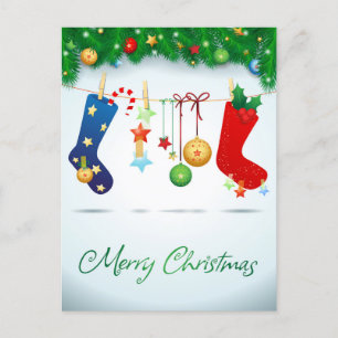Merry Christmas Postcard