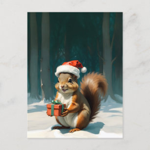 merry christmas postcard