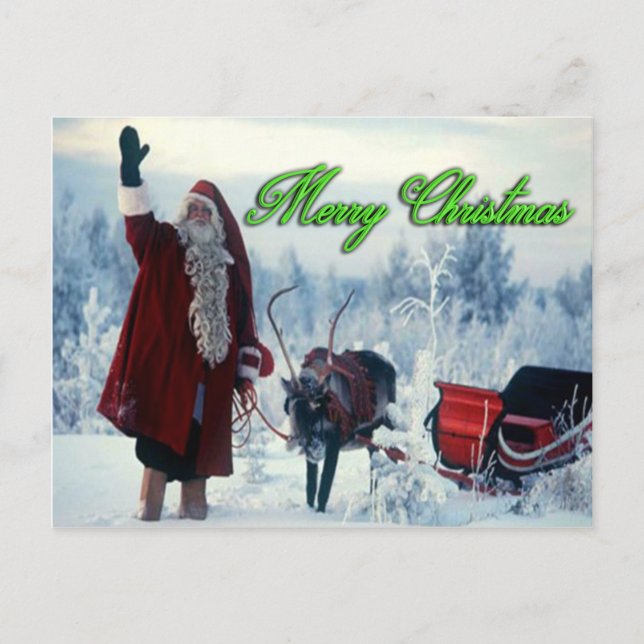 Merry Christmas Postcard (Front)