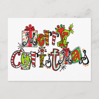 Merry Christmas Postcard