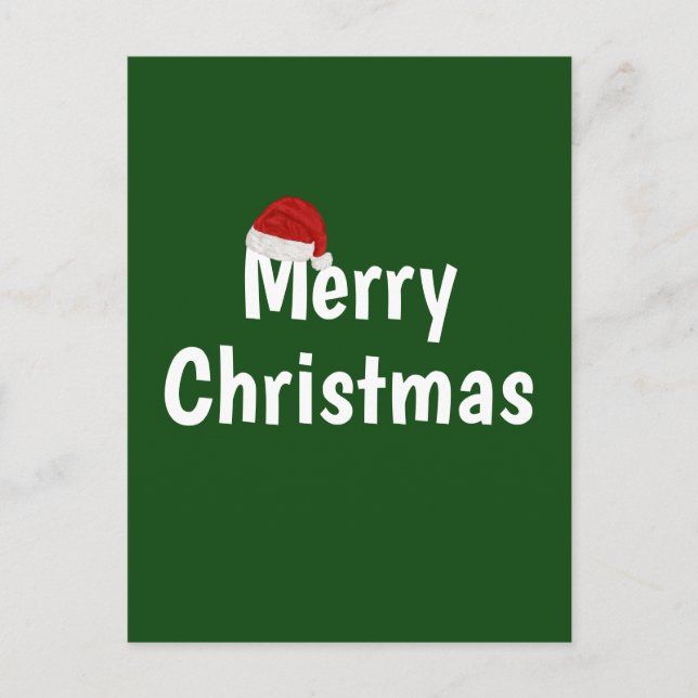 Merry Christmas Postcard (Front)