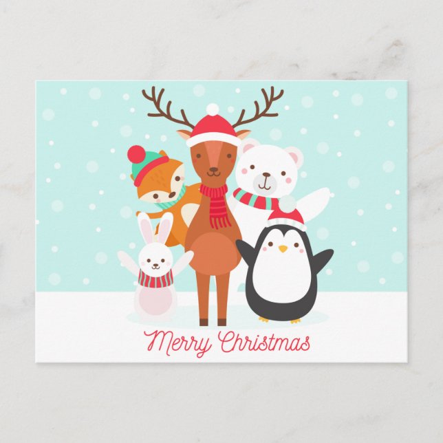 Merry Christmas Postcard (Front)