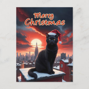 merry christmas postcard