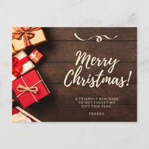 Merry Christmas Postcard