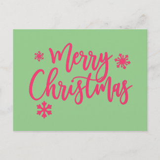 Merry Christmas Postcard