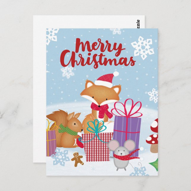 Merry Christmas Postcard (Front/Back)