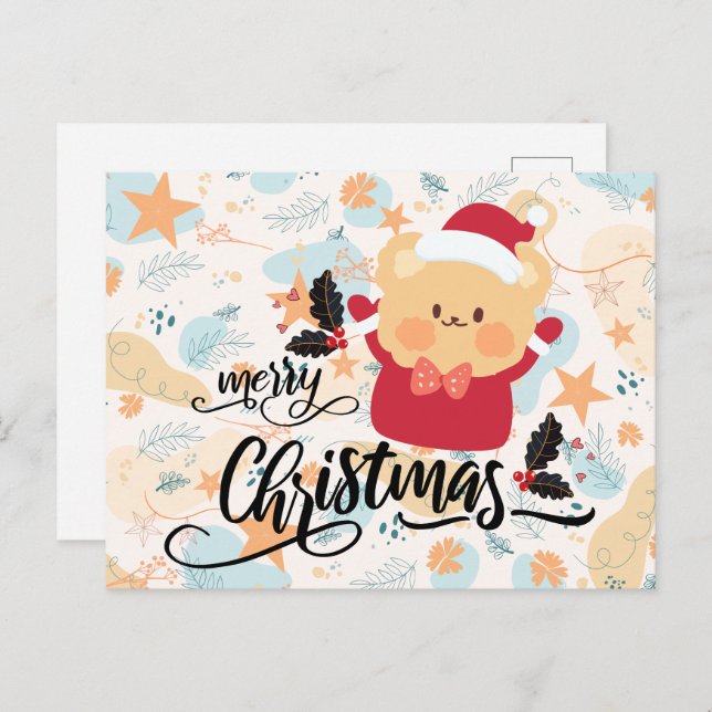 merry christmas postcard (Front/Back)