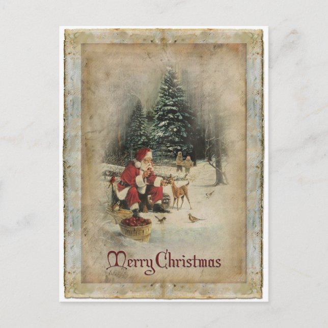 Merry Christmas Postcard (Front)