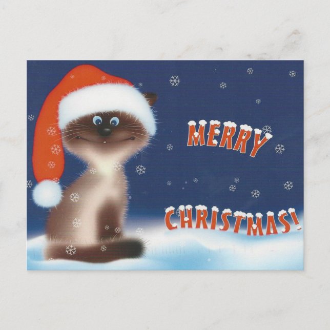 Merry Christmas Postcard (Front)