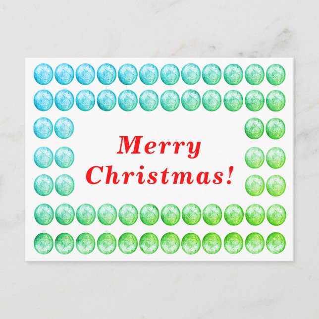 Merry Christmas Postcard (Front)