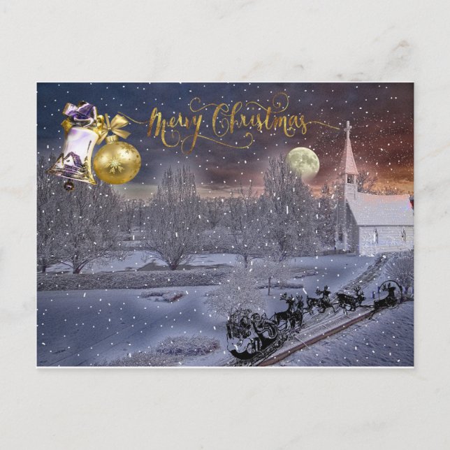 Merry Christmas Postcard (Front)