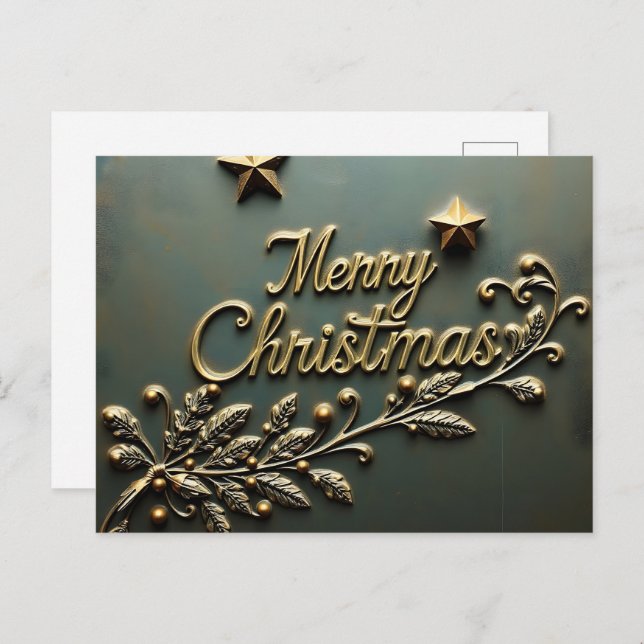 Merry Christmas Postcard (Front/Back)