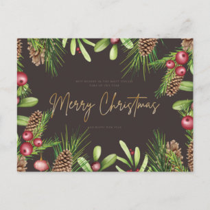 Merry Christmas Postcard