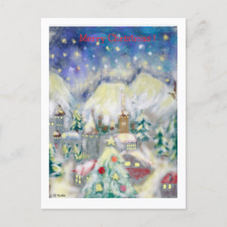 merry christmas ! postcard