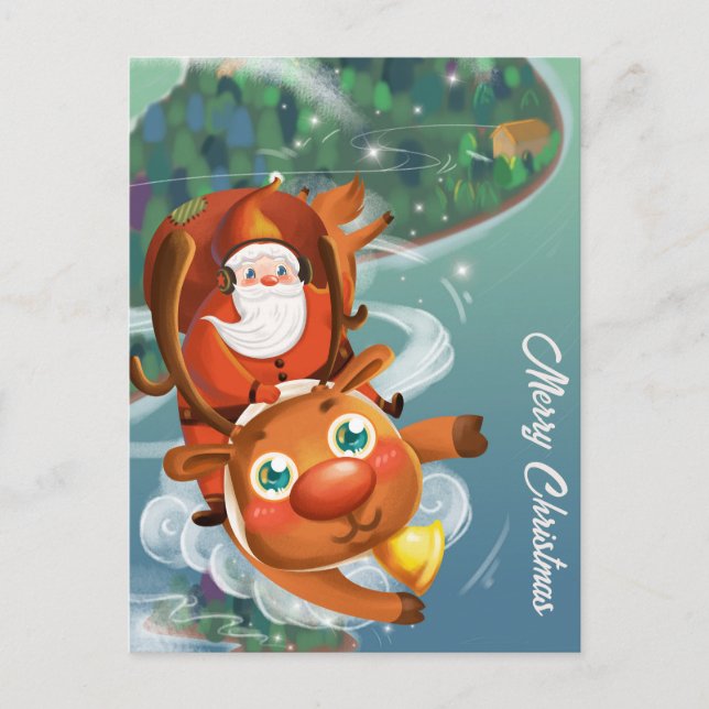 Merry Christmas  Postcard (Front)