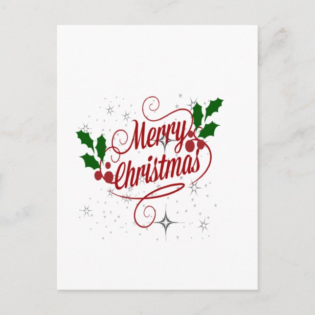 Merry Christmas Postcard (Front)
